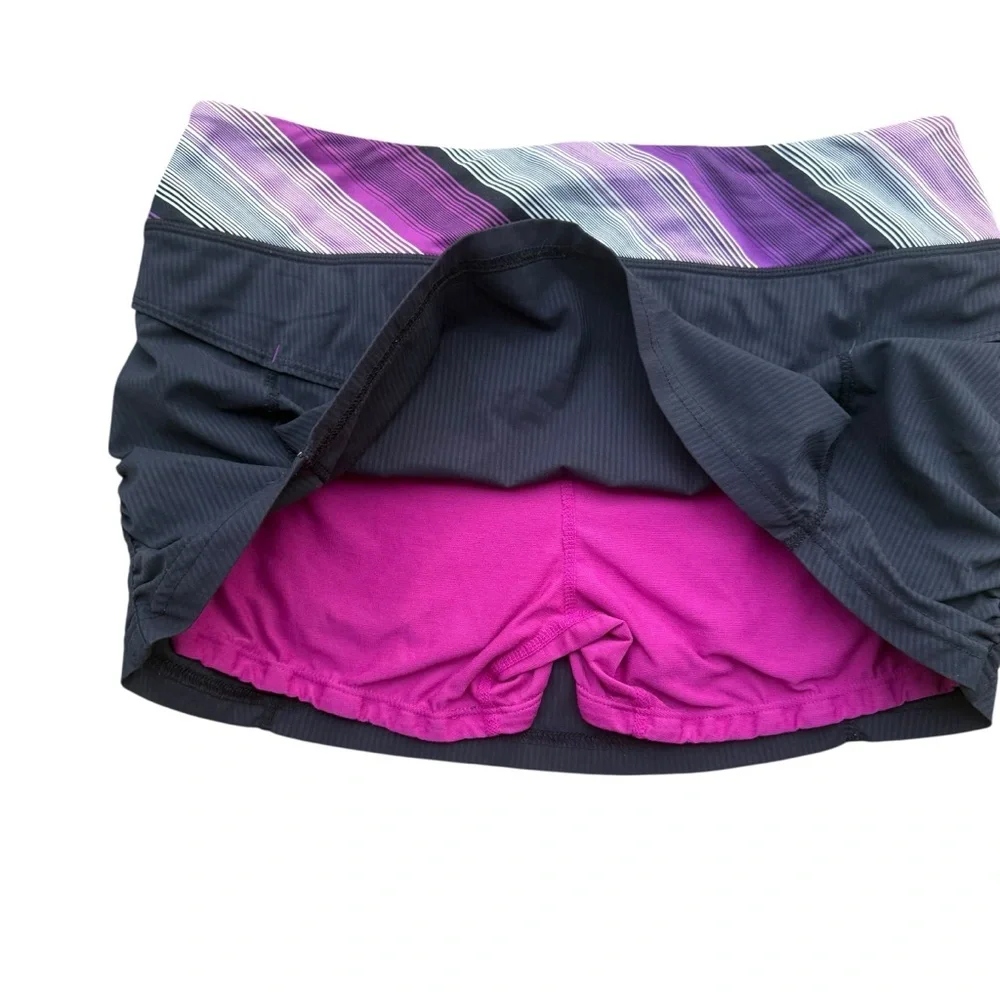 Lululemon Wet Dry Warm Mini Skirt Size 6